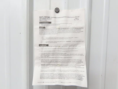 CBLR737C13 Immersion Tube Heater Element 38" 6000W 480V 3PH 2.5" NPT