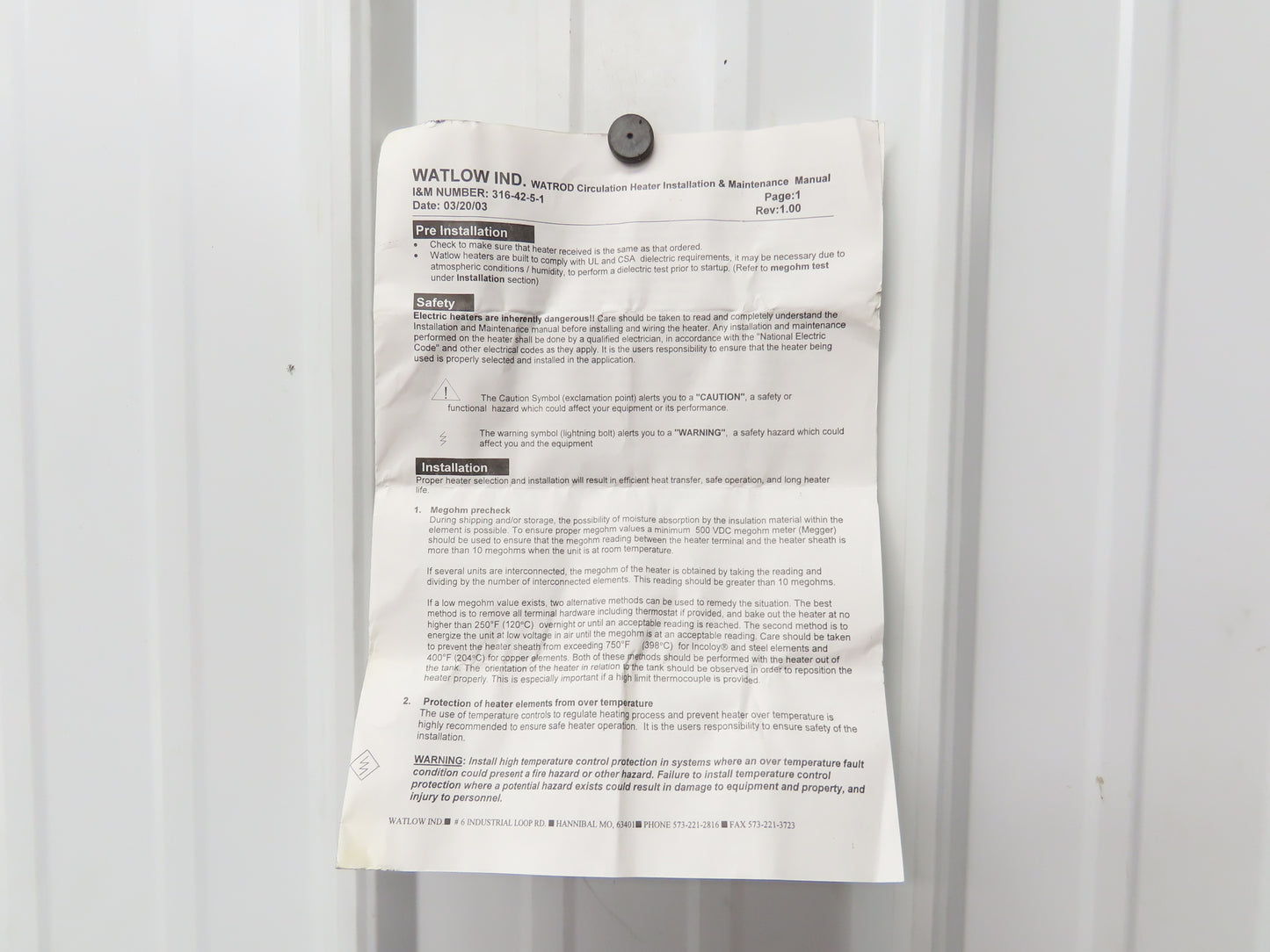 CBLR737C13 Immersion Tube Heater Element 38" 6000W 480V 3PH 2.5" NPT