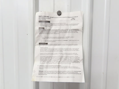 CBLR737C13 Immersion Tube Heater Element 38" 6000W 480V 3PH 2.5" NPT