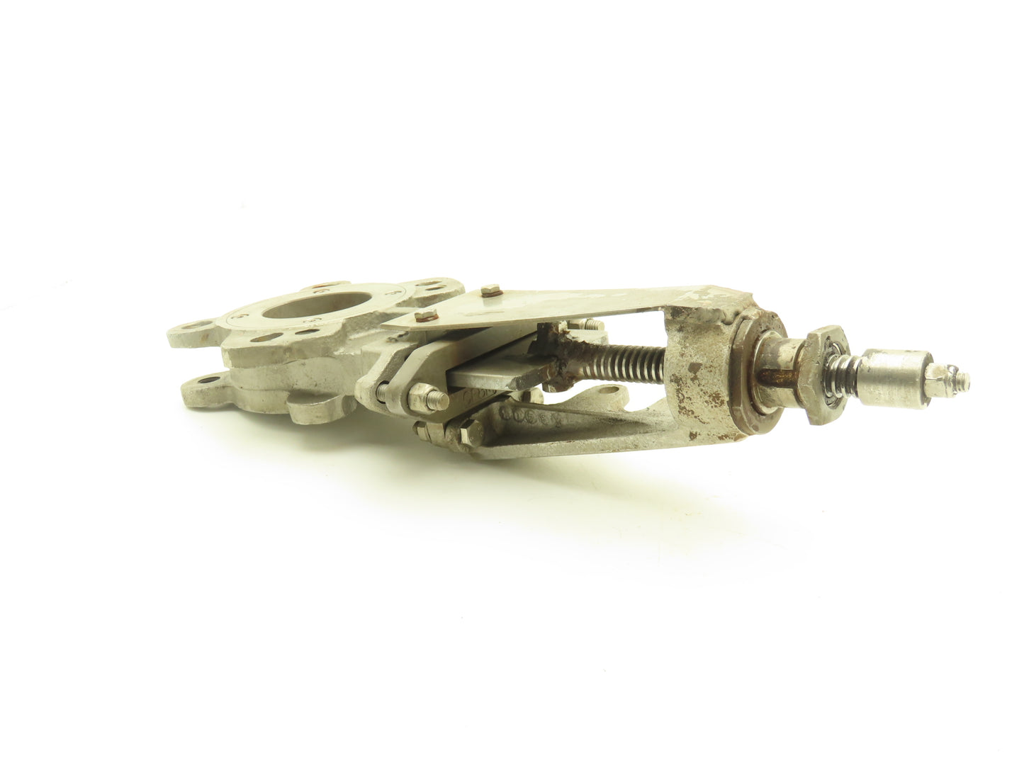 FNW 2000BT Stainless Knife Gate Valve V-Port Rising Stem Metal Seat 3"