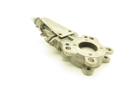 FNW 2000BT Stainless Knife Gate Valve V-Port Rising Stem Metal Seat 3"