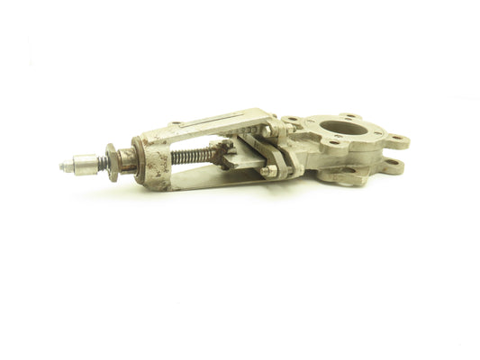 FNW 2000BT Stainless Knife Gate Valve V-Port Rising Stem Metal Seat 3"