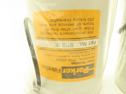 Parker Filtration 927736 10C Hydraulic Spin-On Oil Filter 10 Micron  Lot of 3