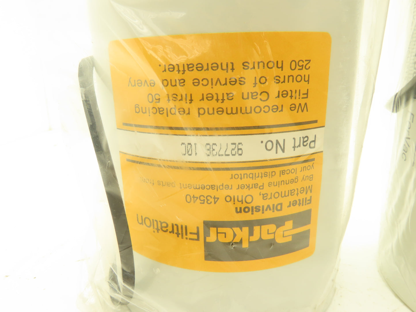 Parker Filtration 927736 10C Hydraulic Spin-On Oil Filter 10 Micron  Lot of 3