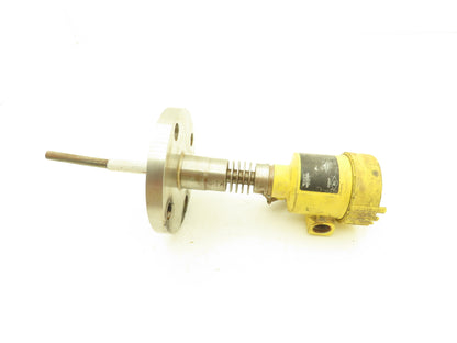 Vega Cap 62UX BHARANX6 Capacitive Indicator Probe 2" Flange Slight Bend In Probe