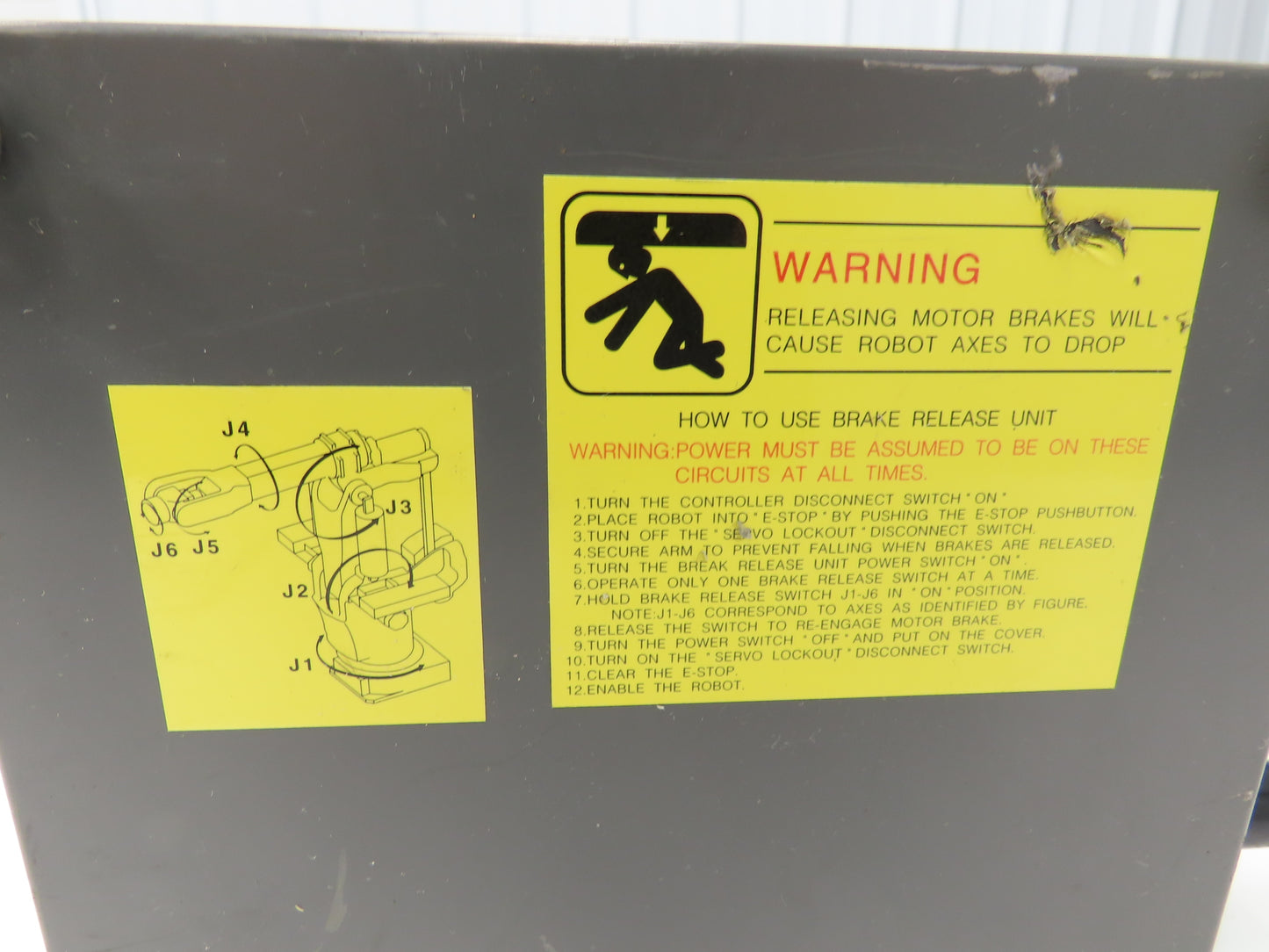 Fanuc A05B-2351-C201 Robot Control Brake Release Unit