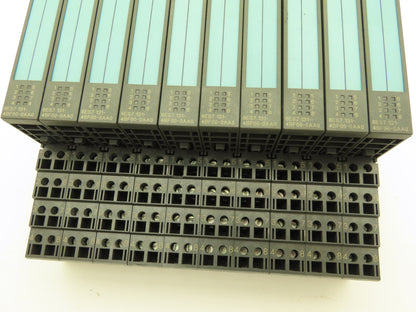 Siemens 6ES7 131-4BF00-0AA0 SIMATIC 8PT Digital Input W/Terminal 24VDC Lot Of 10