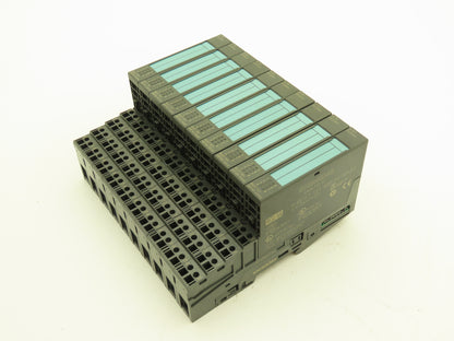 Siemens 6ES7 131-4BF00-0AA0 SIMATIC 8PT Digital Input W/Terminal 24VDC Lot Of 10