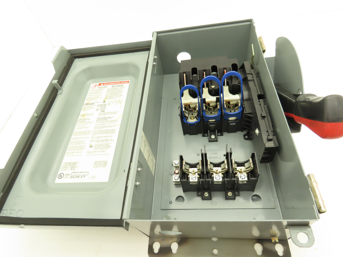 Square D H362AWK Fusible Safety Disconnect Switch 60A 600V 3 Pole