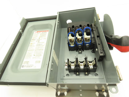 Square D H362AWK Fusible Safety Disconnect Switch 60A 600V 3 Pole