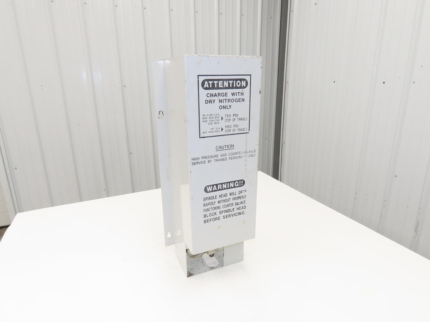 Haas VF-2 CNC Spindle Counterbalance Nitrogen Cylinder With Housing