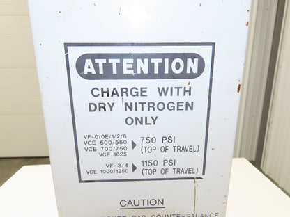 Haas VF-2 CNC Spindle Counterbalance Nitrogen Cylinder With Housing