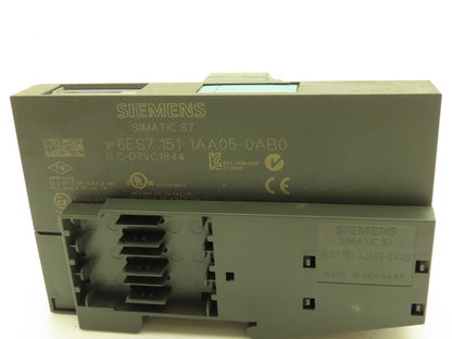Siemens 6ES7 151-1AA05-0AB0 SIMATIC S7 ET200S Interface Module 24VDC Lot Of 3