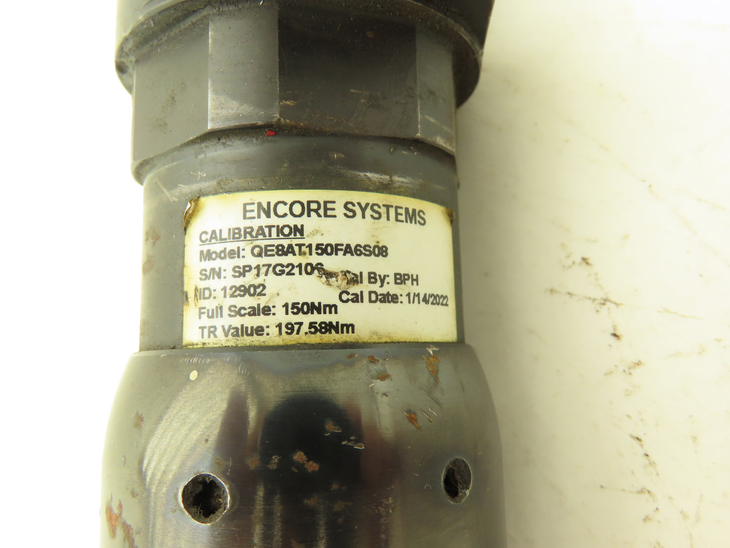 Ingersoll Rand QE8AT150FA6S08 Electric Nutrunner 1/2" Angle Drive 150Nm 510rpm