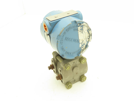Rosemount DP6E22T0427MB Electronic Pressure Transmitter 45VDC 1/4" NPT 0-17psi