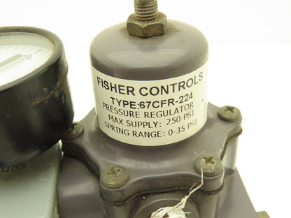 Rosemount 846-DS1J1 Current to Pressure Transducer  W/Regulator 35PSI Max Input