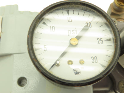 Rosemount 846-DS1J1 Current to Pressure Transducer  W/Regulator 35PSI Max Input