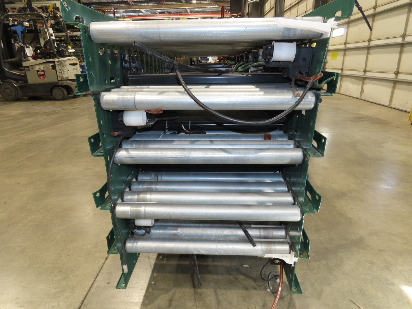 Dematic Rapistan 25"x 12' Gravity Roller Conveyor 22"BF 1.9"  5-Sections 60'L
