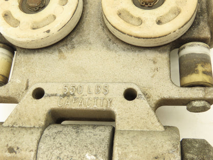 Ingersoll Rand ZRA1  1/2 Ton 1100Lb Overhead Hoist Push Trolley Z-Rail *Read*