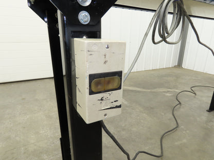 MAC 12"x 8' 4" Belt Conveyor 240mm Belt 115V 1PH Chain Drive 24fpm Adj Height