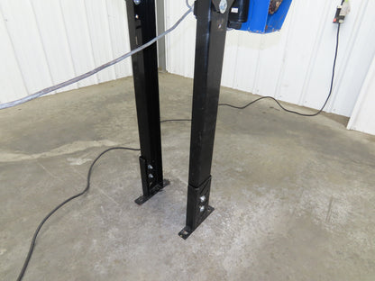 MAC 12"x 8' 4" Belt Conveyor 240mm Belt 115V 1PH Chain Drive 24fpm Adj Height