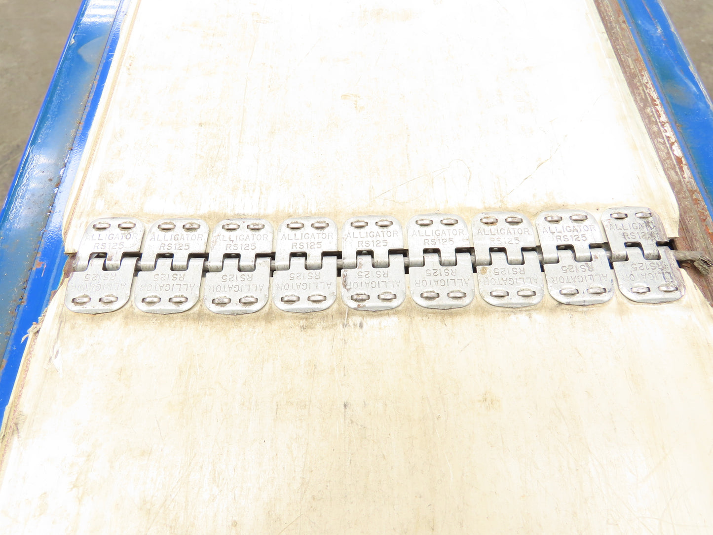 MAC 12"x 8' 4" Belt Conveyor 240mm Belt 115V 1PH Chain Drive 24fpm Adj Height