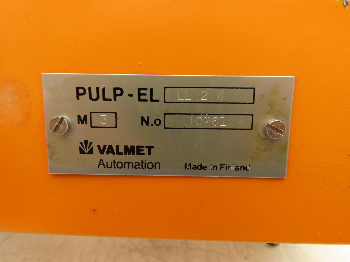 Valmet Automation PULP-EL LL 2 W Blade Consistency Transmitter Knife Stop Bent