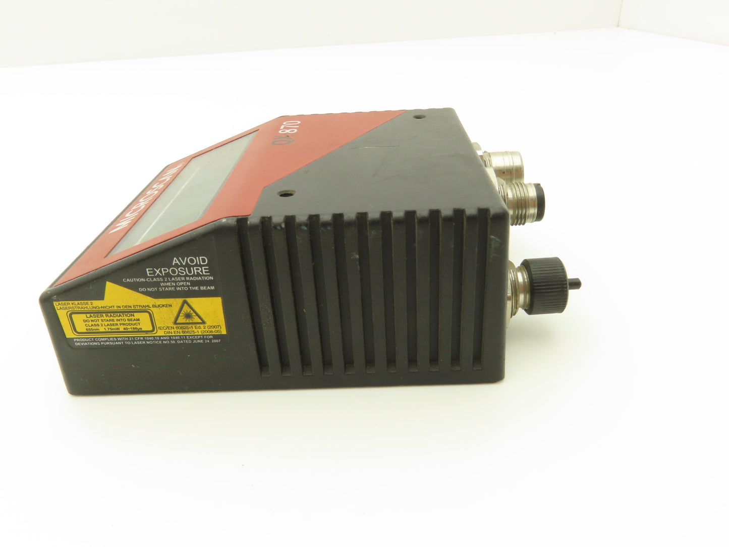 Microscan QX-870 Fixed Mount Barcode Scanner 10-28V