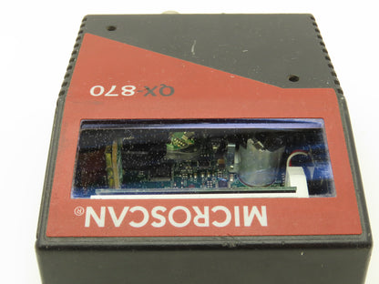 Microscan QX-870 Fixed Mount Barcode Scanner 10-28V