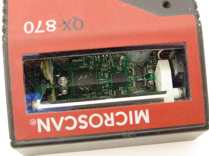 Microscan QX-870 Fixed Mount Barcode Scanner 10-28V