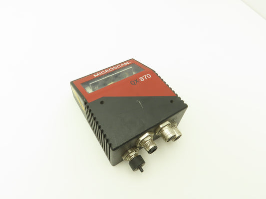 Microscan QX-870 Fixed Mount Barcode Scanner 10-28V