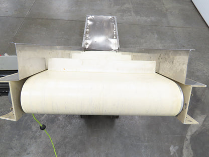 Plastic Process 24"x 80" Portable Incline Conveyor Cleated Belt 115V 1PH 20FPM