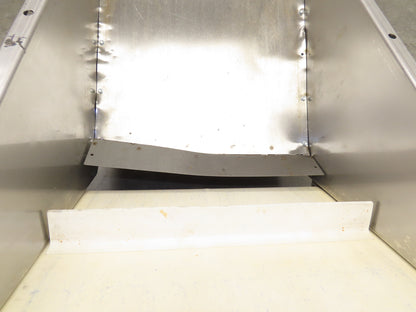 Plastic Process 24"x 80" Portable Incline Conveyor Cleated Belt 115V 1PH 20FPM