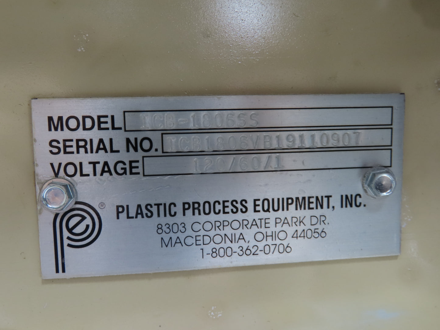 Plastic Process 24"x 80" Portable Incline Conveyor Cleated Belt 115V 1PH 20FPM