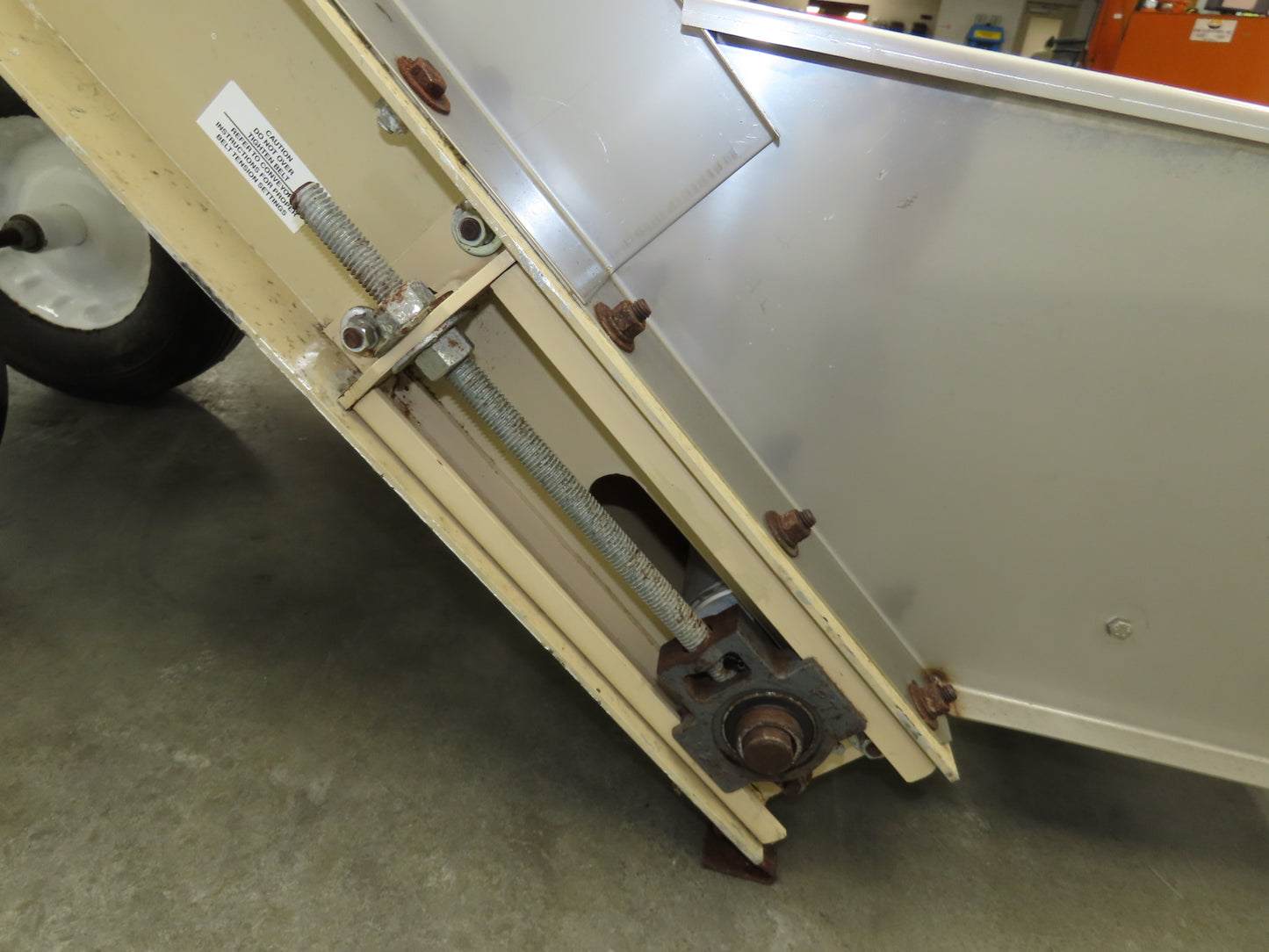 Plastic Process 24"x 80" Portable Incline Conveyor Cleated Belt 115V 1PH 20FPM