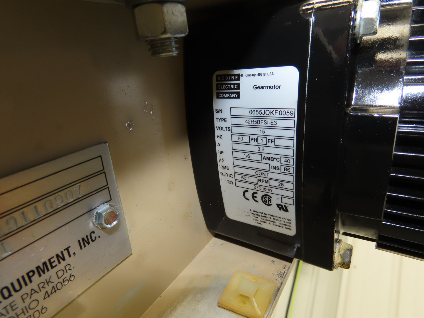 Plastic Process 24"x 80" Portable Incline Conveyor Cleated Belt 115V 1PH 20FPM