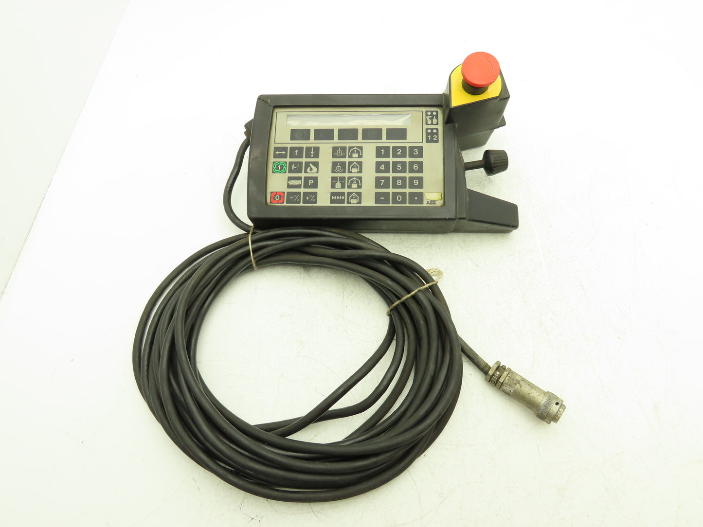 ABB 3HAB 2136-1 Robot Teach Pendant Keypad Handheld 35' Cord *Read Description