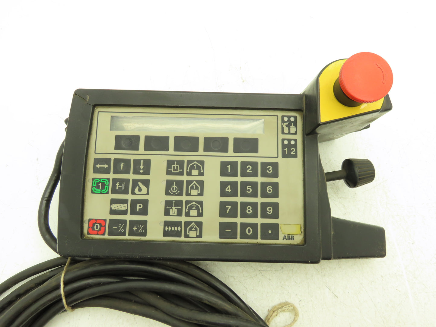 ABB 3HAB 2136-1 Robot Teach Pendant Keypad Handheld 35' Cord *Read Description