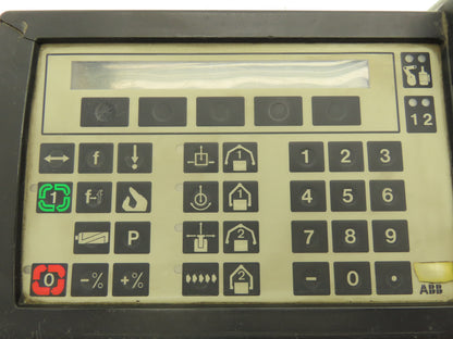 ABB 3HAB 2136-1 Robot Teach Pendant Keypad Handheld 35' Cord *Read Description