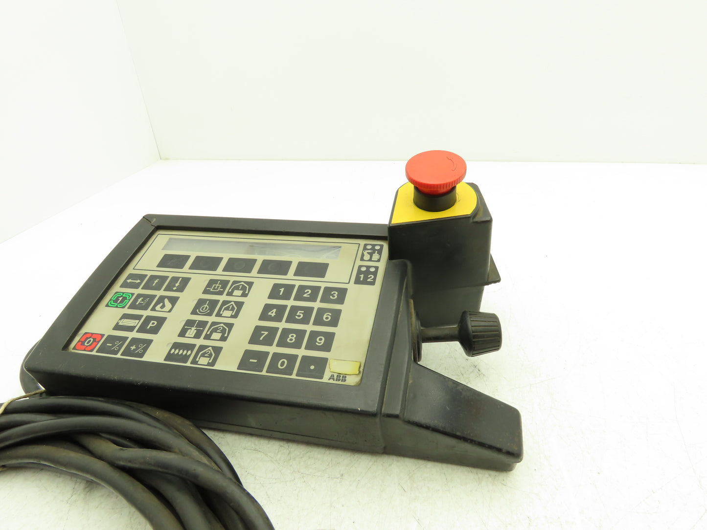 ABB 3HAB 2136-1 Robot Teach Pendant Keypad Handheld 35' Cord *Read Description