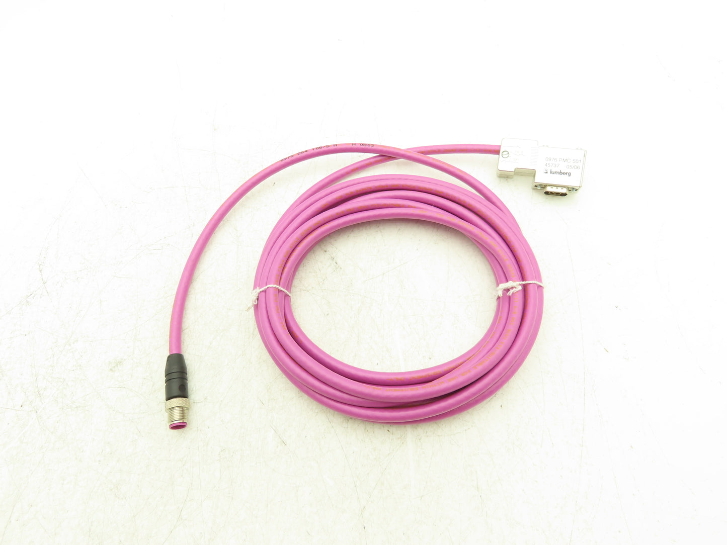 Lumberg 0975 254 105/5M Sensor Actuator Cable 5Pin M12 Male Micro 0976 PMC 501