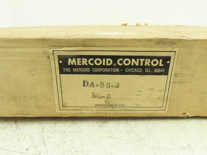 Mercoid Control DA 35-3 R 5 Pressure Switch Mercury 100-200F 120-440V AC/DC