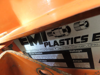 EMI Plastics CAR-24 Adjustable Flat to Incline Belt Conveyor 115V 1PH 40FPM