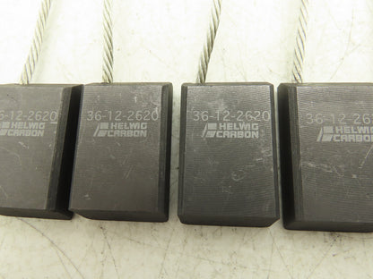 Helwig Carbon Products 36-12-2620 DC Motor Brushes 1/2"X1 1/4"X2" Lot of 12