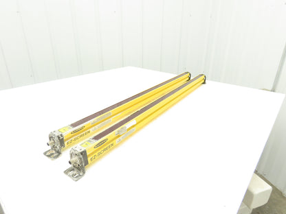 Banner SLSR30-900Q8 EZ-SCREEN Safety Light Curtain Emitter Receiver Set 900mm