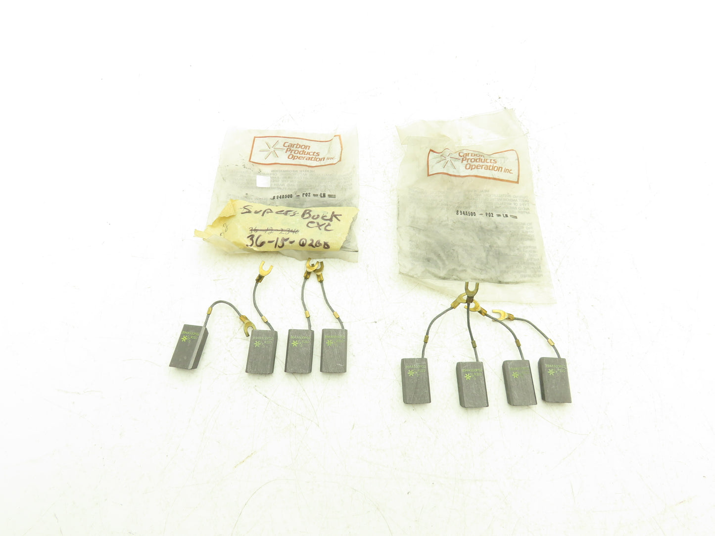 Carbon Products Operation R310 894A500P02 DC Electric Motor Brushes Lot of 8