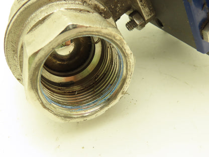 BI-TORQ IS2P1263SRPN 1/4 Turn Pneumatic Actuator 1-1/4" Stainless Ball Valve