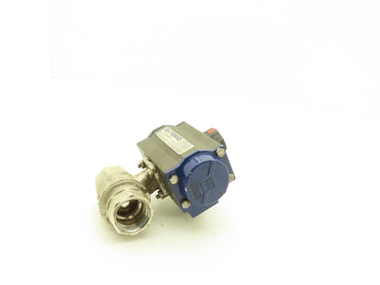 BI-TORQ IS2P1263SRPN 1/4 Turn Pneumatic Actuator 1-1/4" Stainless Ball Valve