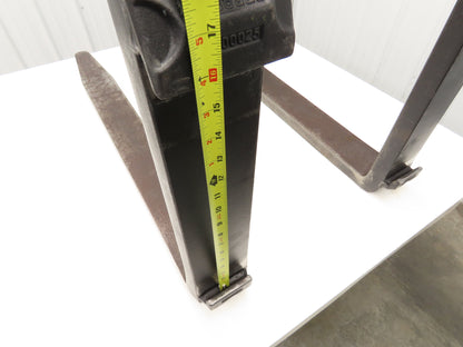 Cascade 7000025 4x42" Class 2 Steel Forklift Forks 16" Carriage 1-Pair *Read