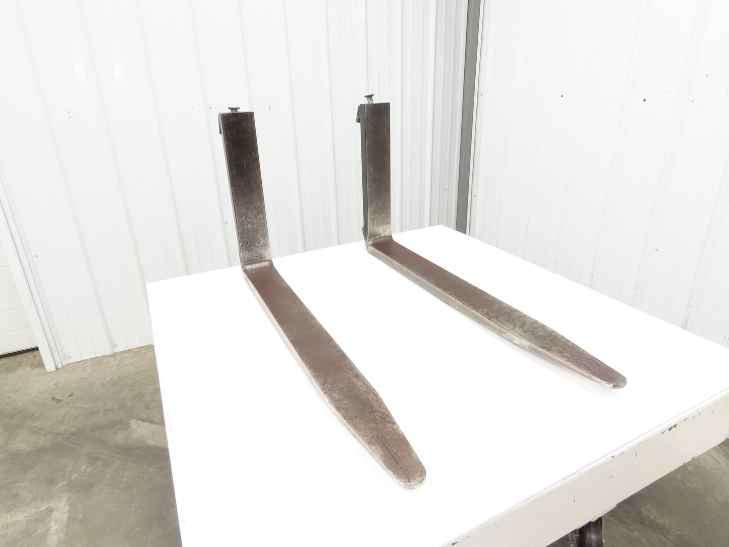 Cascade 7000025 4x42" Class 2 Steel Forklift Forks 16" Carriage 1-Pair *Read